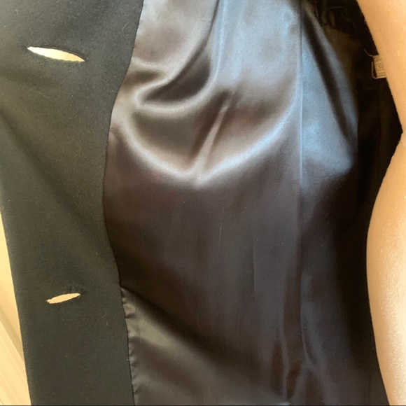 Vintage wool coat mink collar - Picture 6 of 6